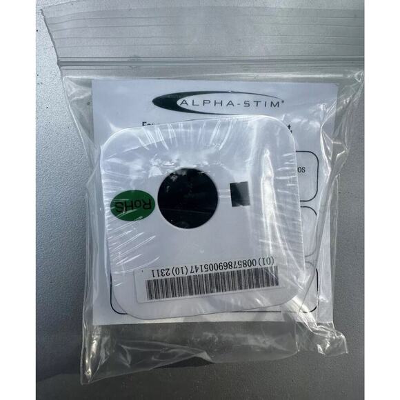 NEW Alpha-Stim M Ear Clip Electrodes, Shrink Wrapped, Part #401 - Picture 2 of 2